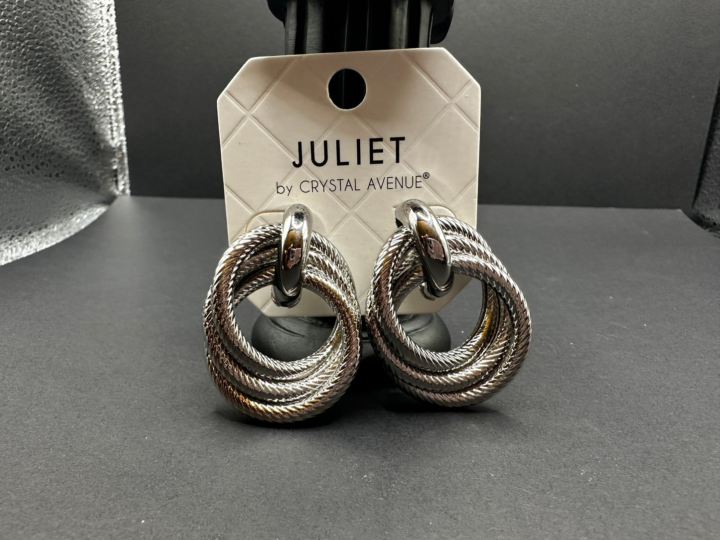 Silver Knotted Studs