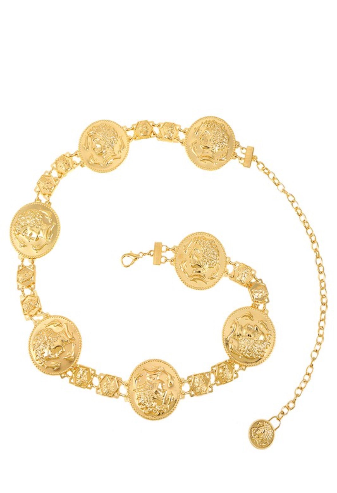 Gold Greek Chain Belt