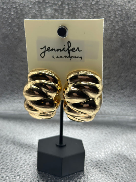 Gold Saturne Earrings