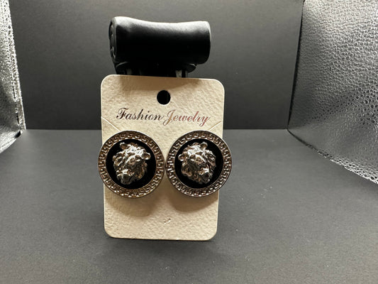 Medusa Sterling Silver Studs