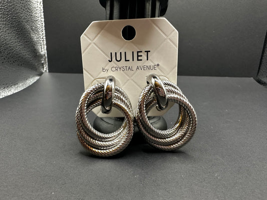 Silver Knotted Studs